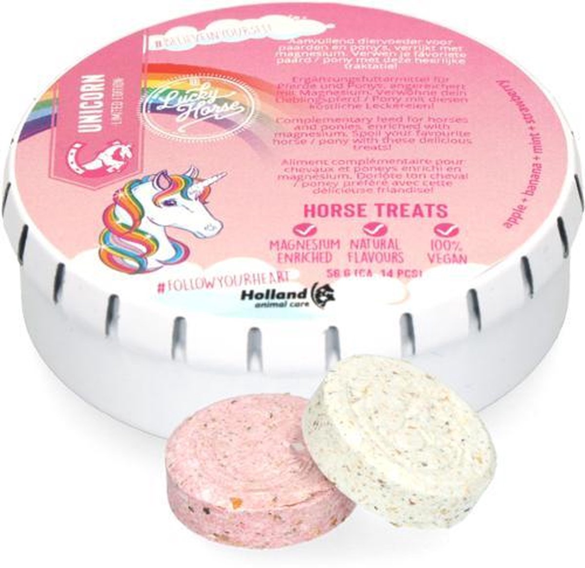 RelaxPets - Lucky Horse - Unicorn - Paardensnoepjes - Lucky Treats - Gekleurd - 100% Vegan