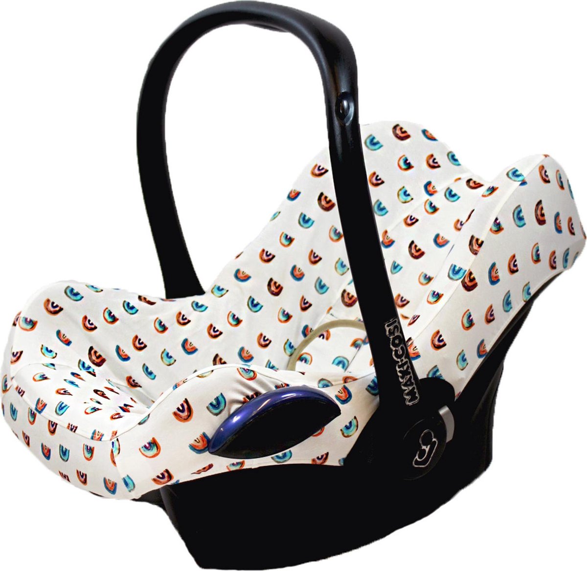 Wallabiezzz - Maxi Cosi Hoes voor Cabriofix Pebble Citi - Regenboog