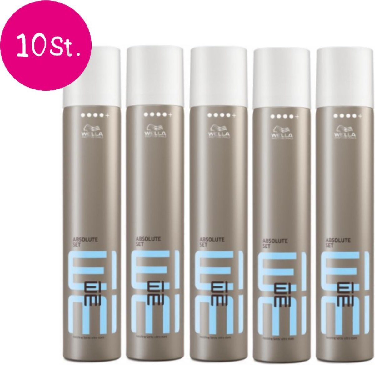 10x Wella EIMI Absolute Set Haarlak 500ml
