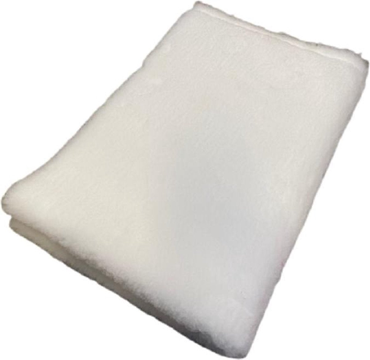 2 Stuks - Vetbed - Dierenmat - Benchkleed - puppykleed - Hondenkleed - Wit Latex Anti Slip 75 x 50 cm - Machine wasbaar