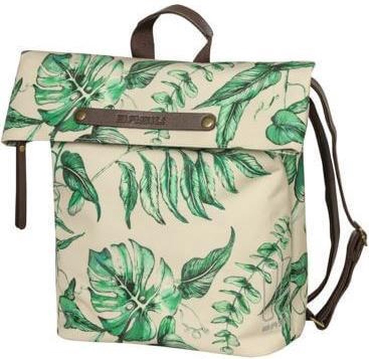 Fietsrugzak Basil Ever Green 14 tot 19 liter 28 x 16 x 35 cm - sandshell beige