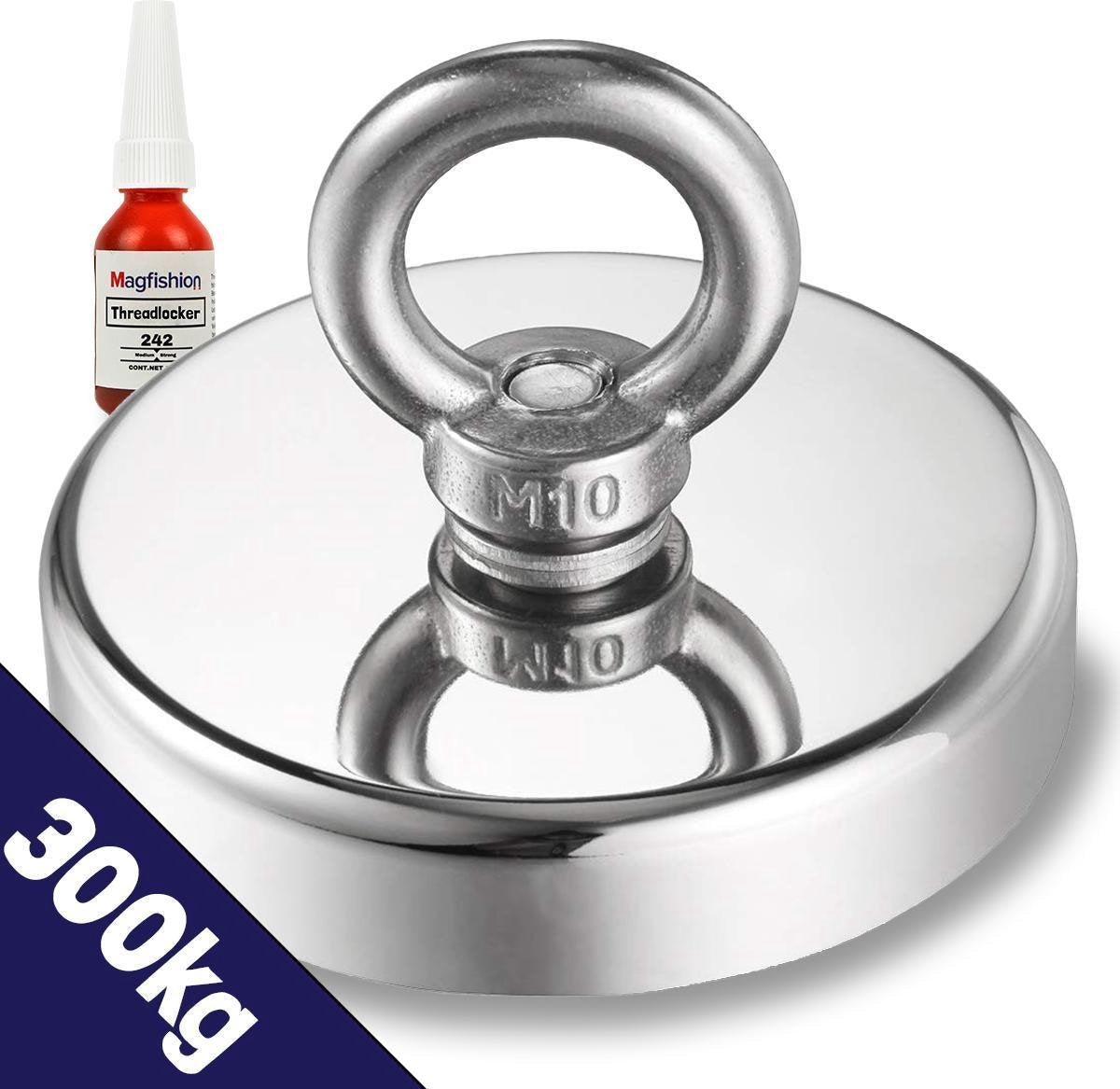 Magfishion® Vismagneet - 300 KG Trekkracht - Magneetvissen - Borgmiddel - Magneet Vissen - Outdoor