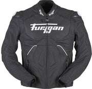 FURYGAN RAPTOR EVO ZWART WIT LEREN MOTORJAS 3XL