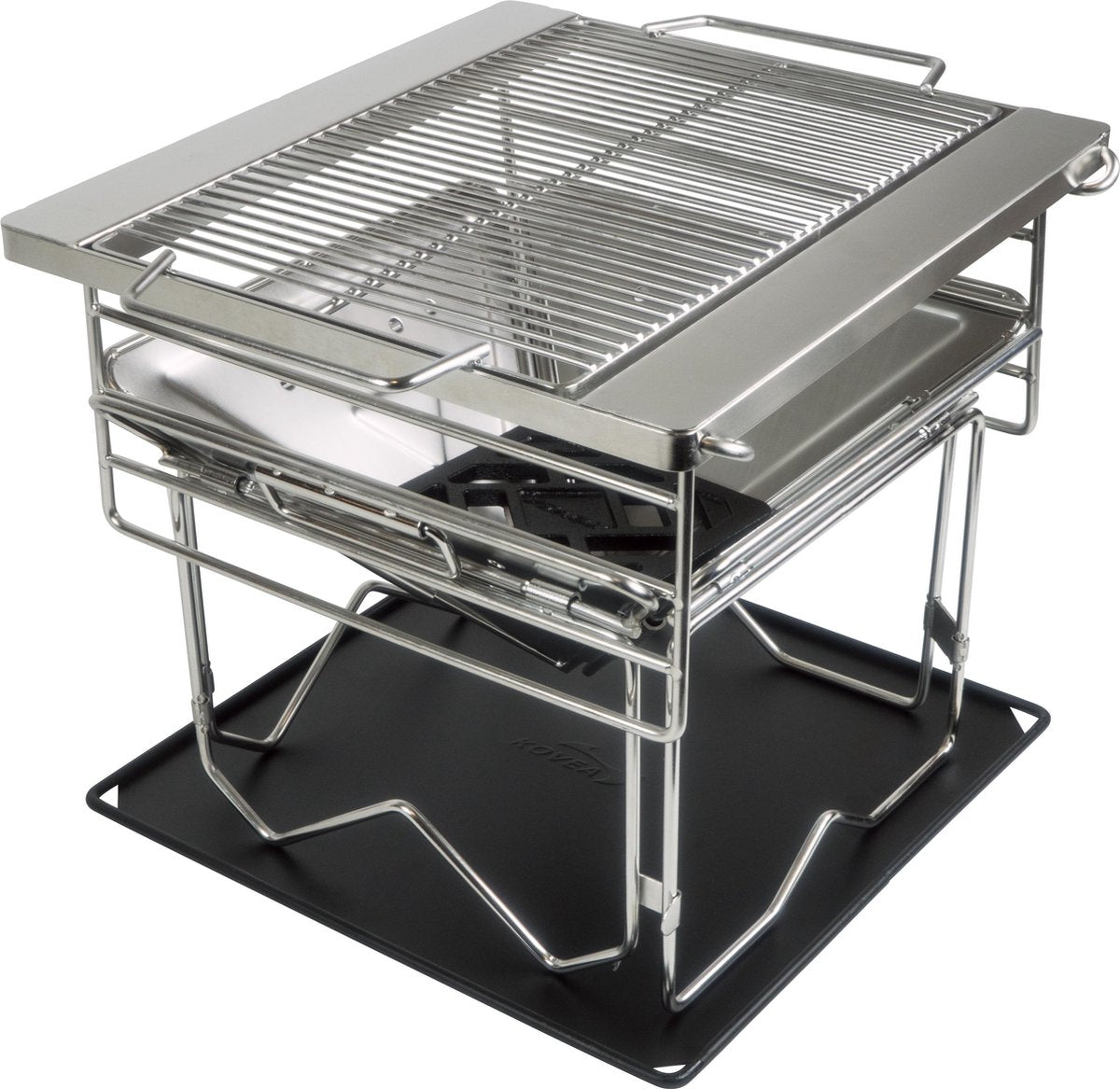 Acecamp Opvouwbare Houtskoolgrill Rvs 35