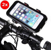 2x  Mobiele Telefoonhouder Fiets - Universeel - Wit - Rheme