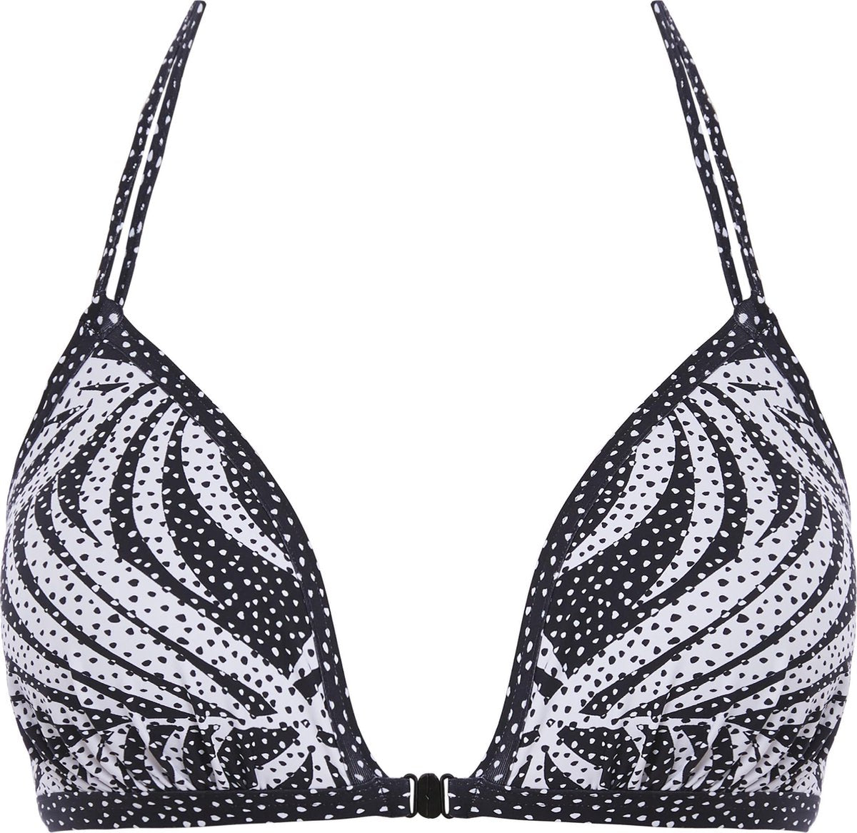 Freya - GEMINI PALM Non Wired Triangle Bikini Top - MONOCHROME - Vrouwen - Maat 65D