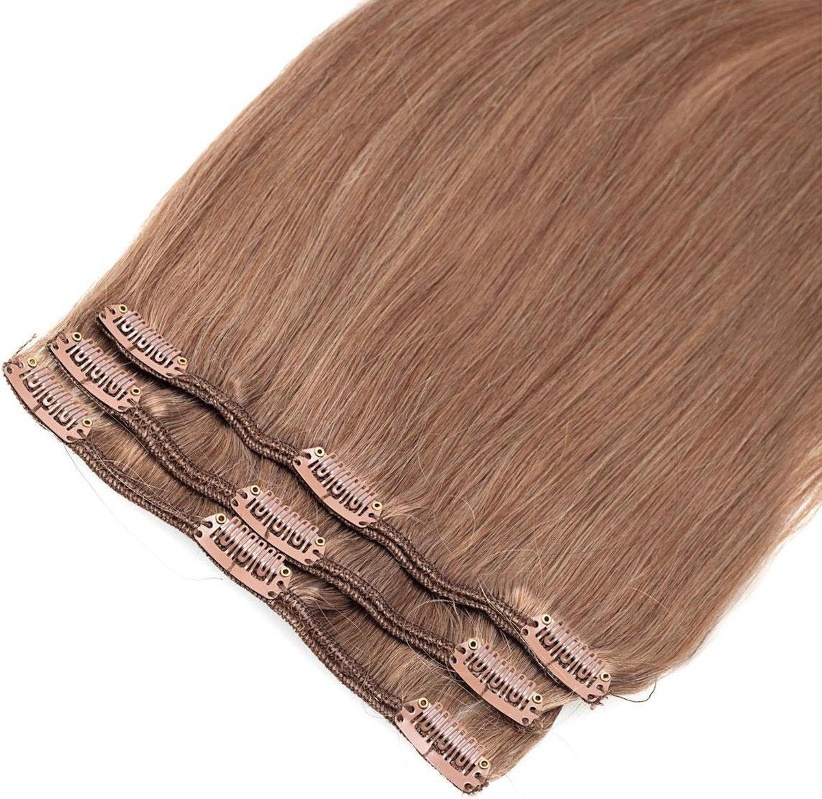 Clip In Extensions VOLUMESET dark dirty blond 55/60cm 80gram 100%human hairextensions