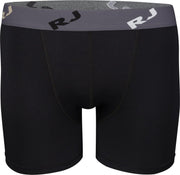 RJ Bodywear Pure Color boxershort (1-pack) - heren boxer normale lengte - microfiber - zwart -  Maat: XL
