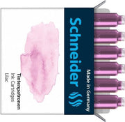 Inktpatronen Schneider pastel - Lila doos 6st.