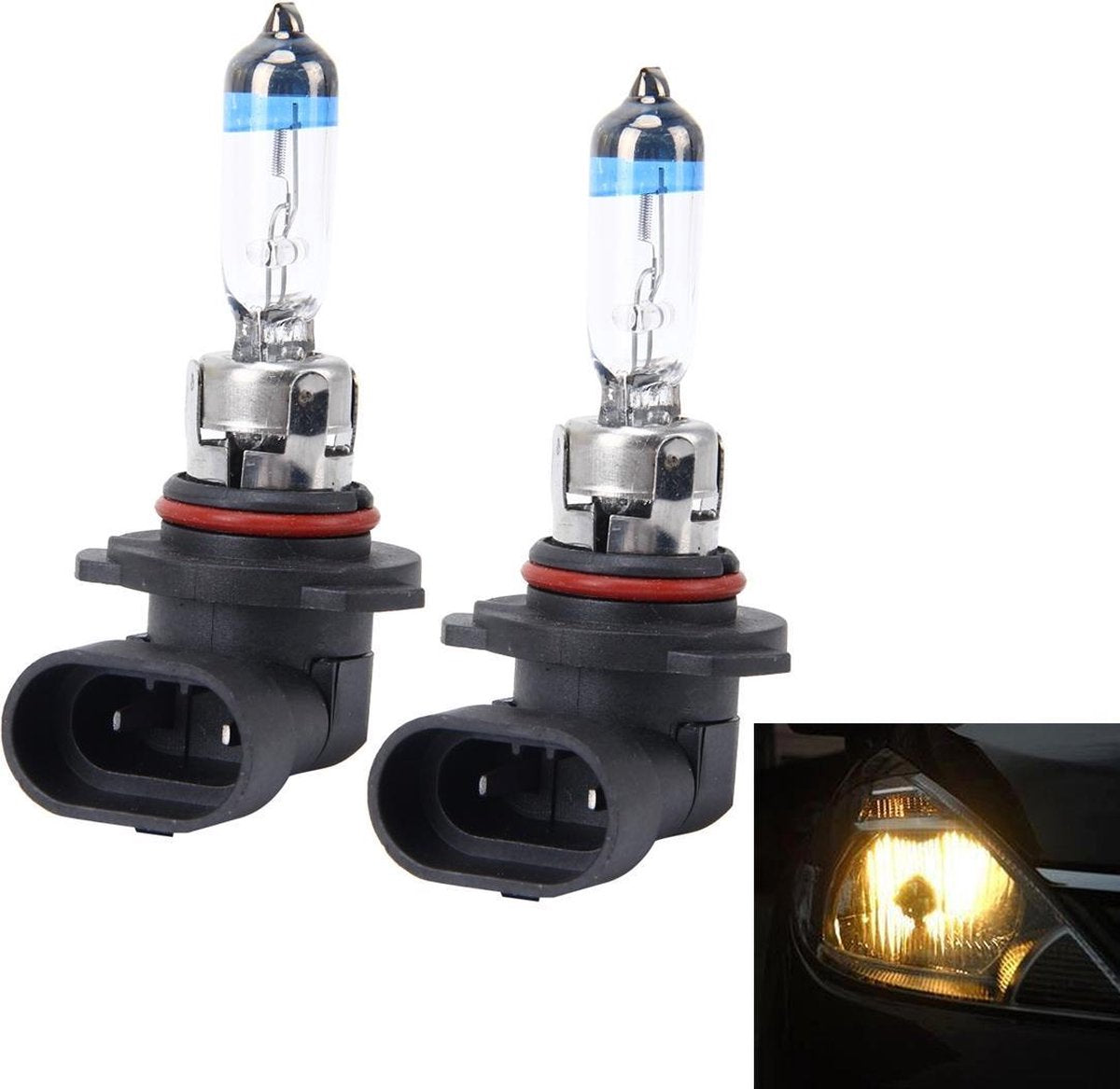 2 PCS 9005 55W 1700 LM 4300K ​​HID-lampen Xenon-lampen