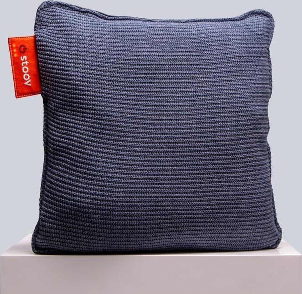 Ploov | 45x45 Knitted Denim Blue