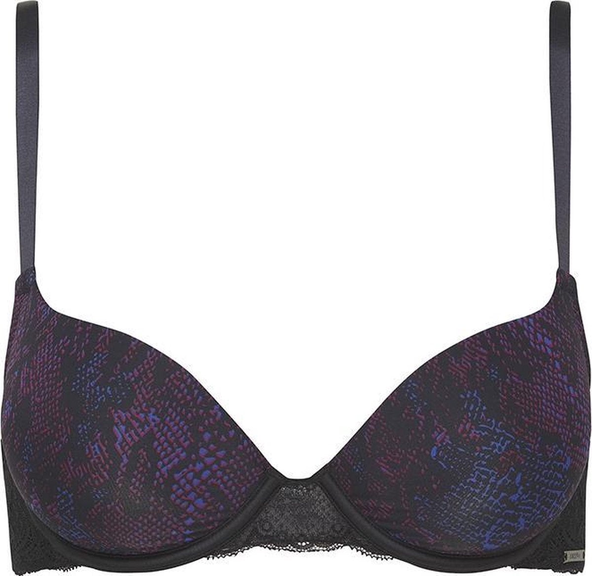 Sapph Mila Push Up Bra Dames Panther Prn Blu-70D