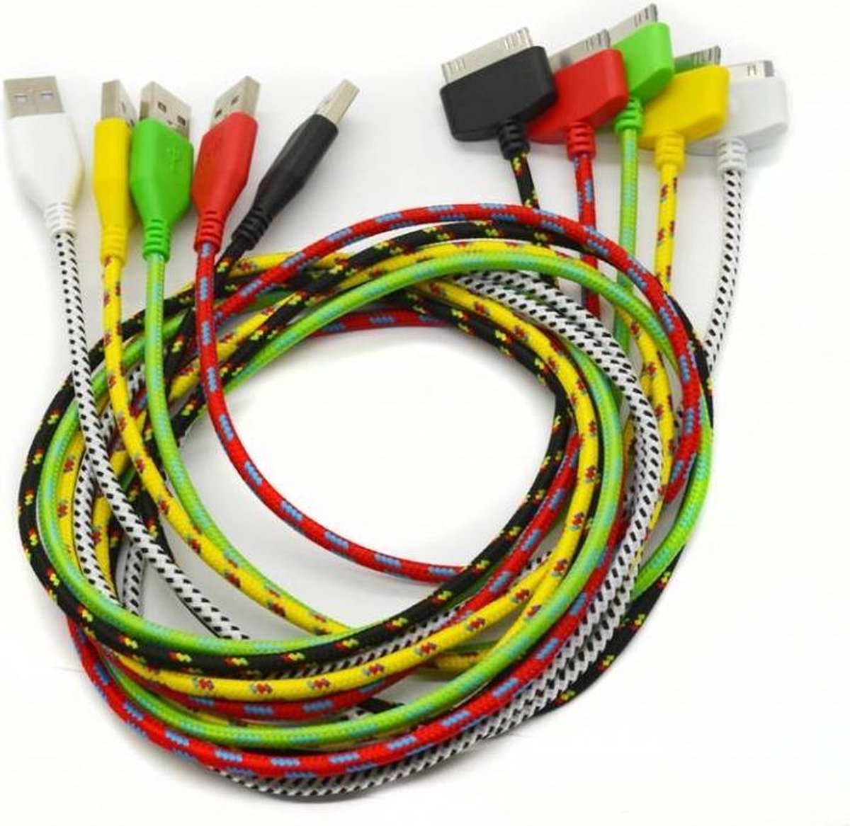 Hofftech Universele Nylon Kabel Voor IPhone 4 / 4S (2 Meter)