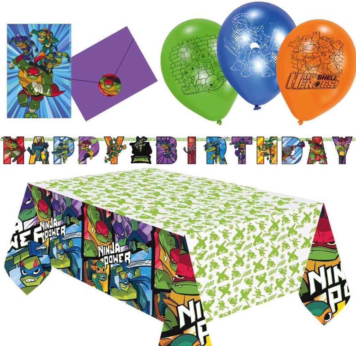 Teenage Mutant Ninja Turtles Verjaardag Versiering Pakket