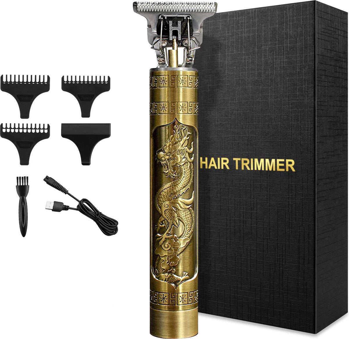 Somstyle Baardtrimmer Mannen - Trimmer Baard  - Draadloos - Goud