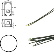 DR60093 Witte Led aan draad (5 stuks)