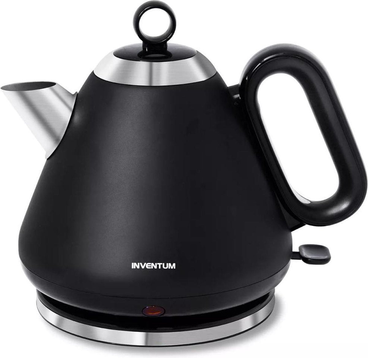 Inventum HW617B - Retro waterkoker - Mat zwart