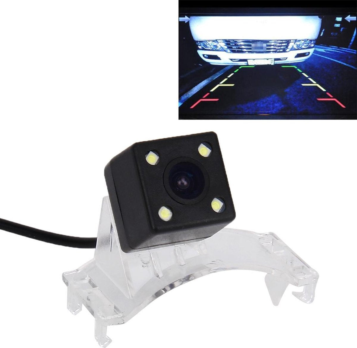 656 Ã— 492 effectieve pixelkleur HD waterdicht nachtzicht groothoek auto achteruitrijcamera achteruitrijcamera met 4 LED-lampen voor 2012 versie Mazda5 / 2013 versie Mazda CX-9