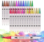 Professionele stiften voor volwassenen - 36 stuks - Brush pennen en Fineliners set - Bullet journal producten - Penseelstiften Aquarel handlettering pennen fijne dunne stiften - Fineliners Kleuren - Markeerstiften - Kleurpennen - Viltstiften