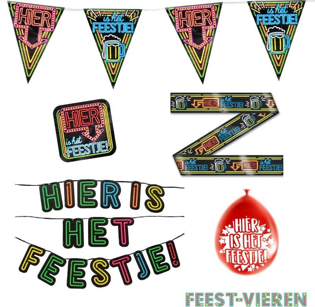 Hier is het Feestje versiering pakket