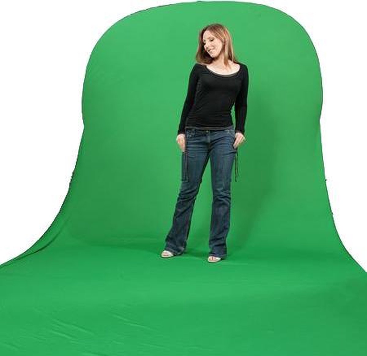 Bresser BR-TR10 150x200x200cm Inklapbare Green Screen Achtergrond
