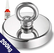 Magfishion® Vismagneet - 200 KG Trekkracht - Magneetvissen - Borgmiddel - Magneet Vissen - Outdoor