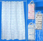 DSM Douchegordijn Douchegordijn H2O blauw