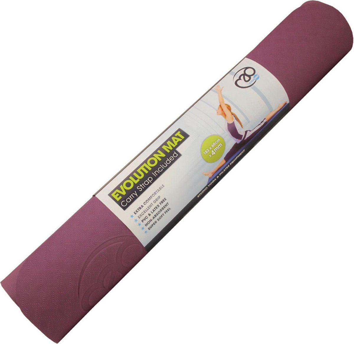 Mad Fitnessmat - rood/paars