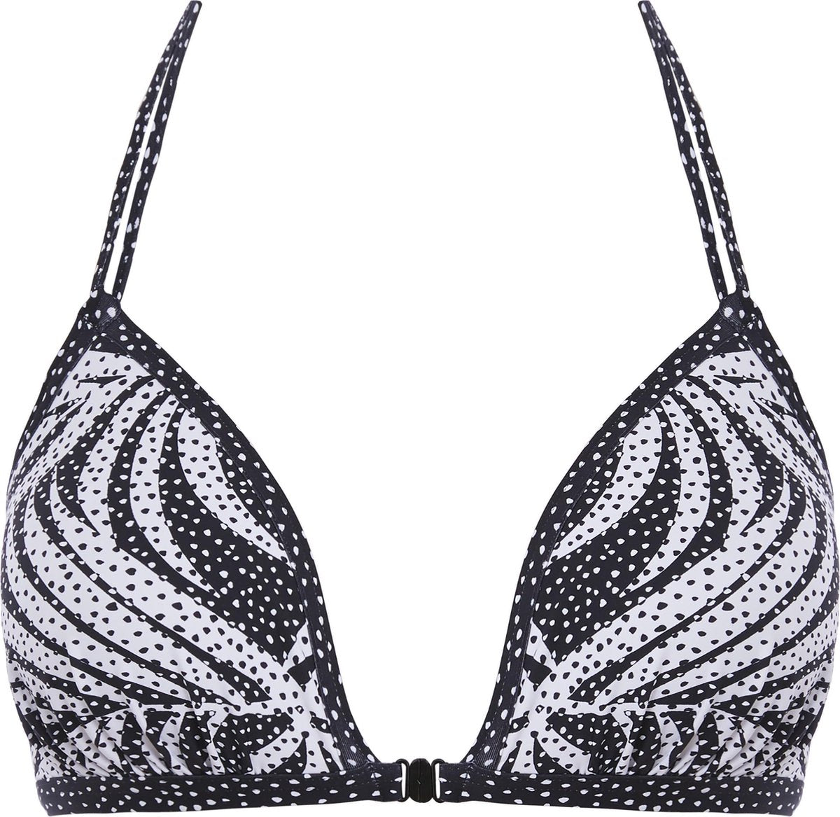 Freya - GEMINI PALM Non Wired Triangle Bikini Top - MONOCHROME - Vrouwen - Maat 65E