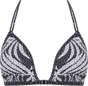 Freya - GEMINI PALM Non Wired Triangle Bikini Top - MONOCHROME - Vrouwen - Maat 65E