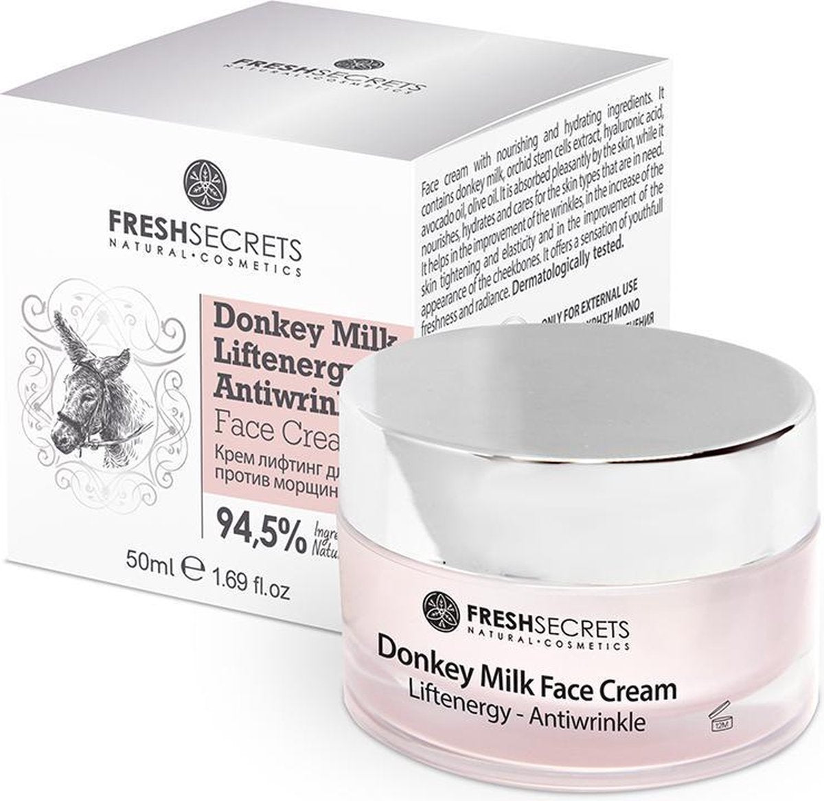 Fresh Secrets Antiwrinkle Ezelinnenmelk Gezichtscrème