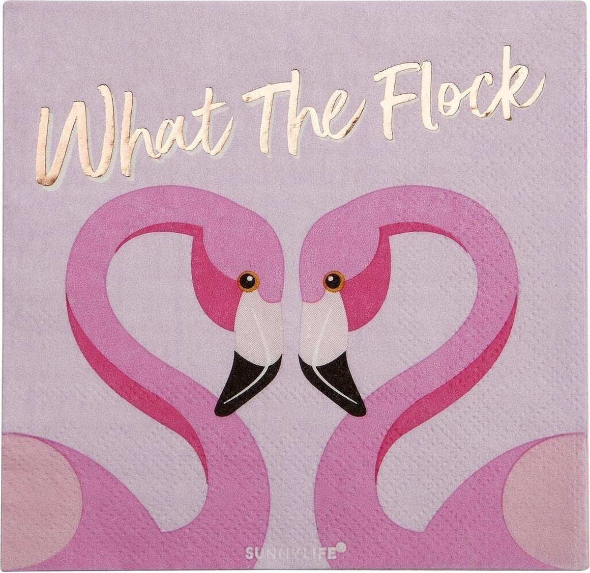 Servetten flamingo's 20 stuks