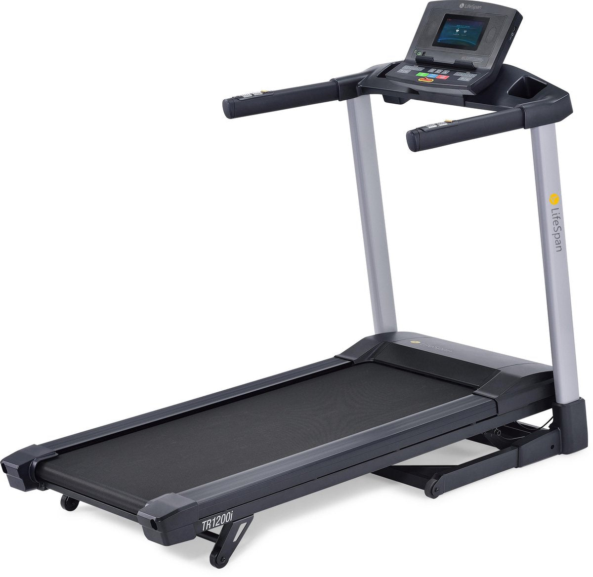 LifeSpan Fitness TR1200iT loopband met interactieve LCD monitor met bluetooth - met tablet en bidon houder - inklapbaar