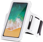 Sport armband Hoesje voor iPhone X - Wit