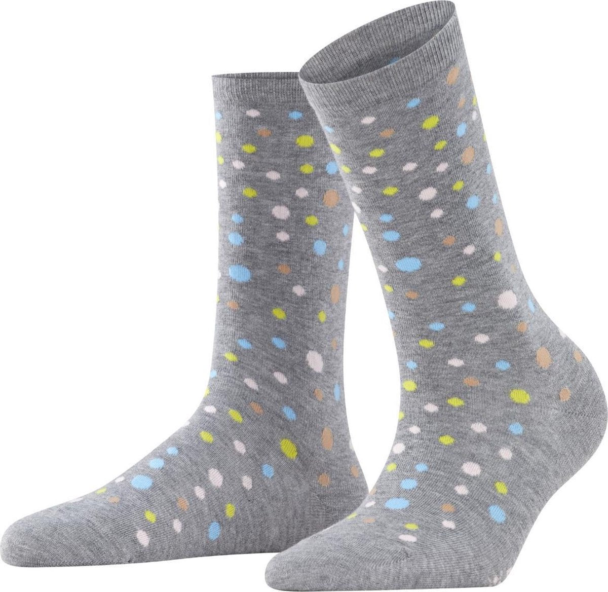 Burlington Dot Sokken Dames 22104 - Grijs 3400 light grey Dames - 36-41