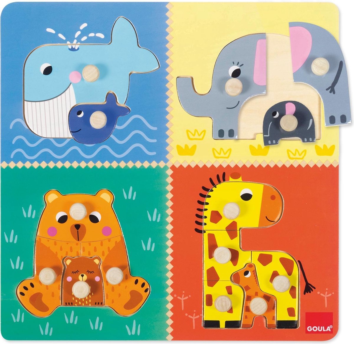 Noppenpuzzel Mama's en Baby's