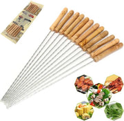 RVS 24x BBQ Spiesen - Grill Spiesen Set - Vleespinnen - Marshmallow Spiesen - Barbecue Pennen