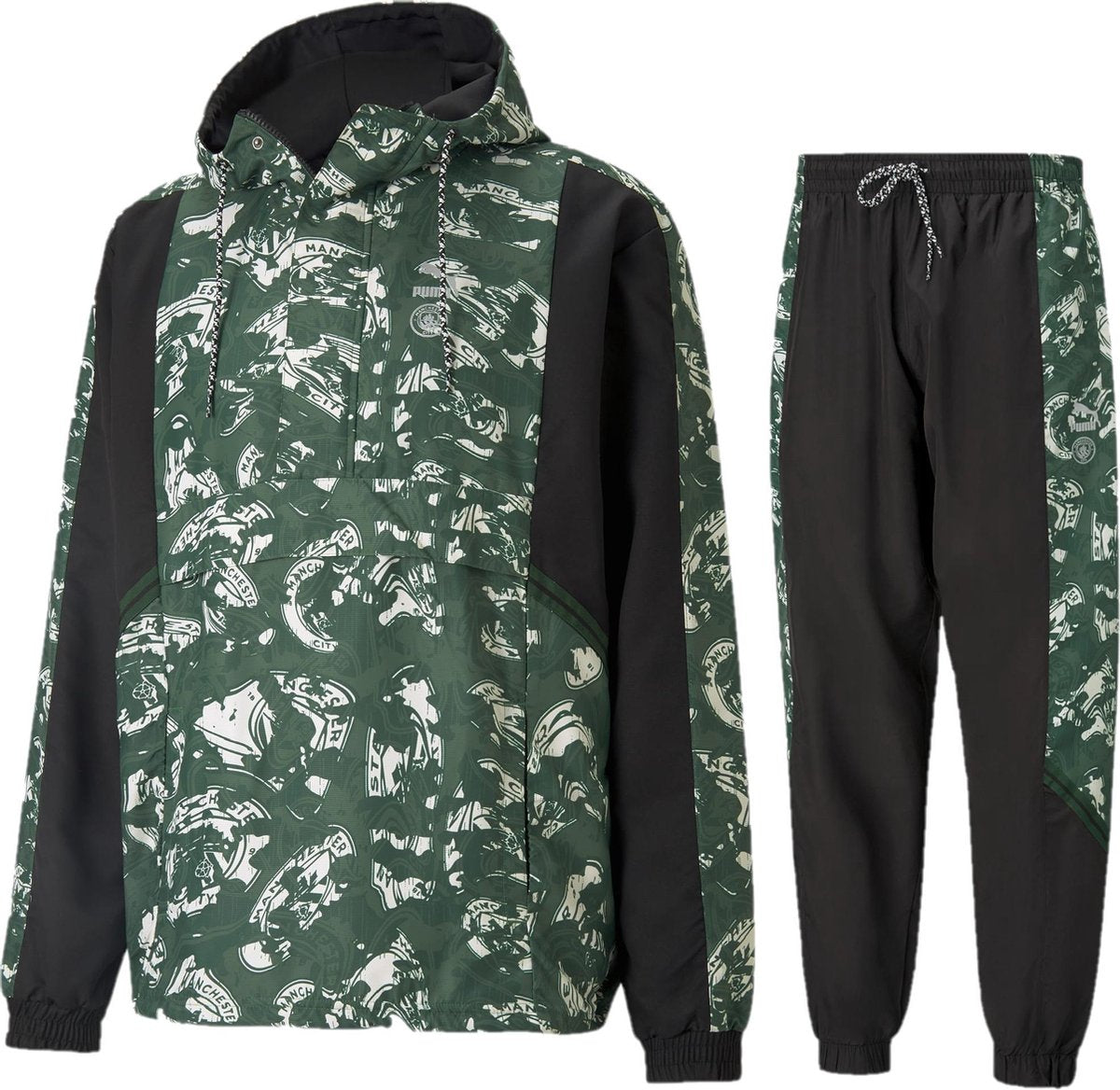 Manchester City TFS Trainingspak - Camo Green - Maat S