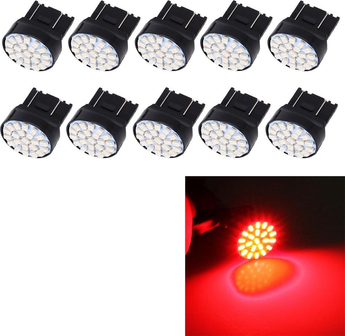 10 STKS T20 / 7443 Auto Auto Lamp 1