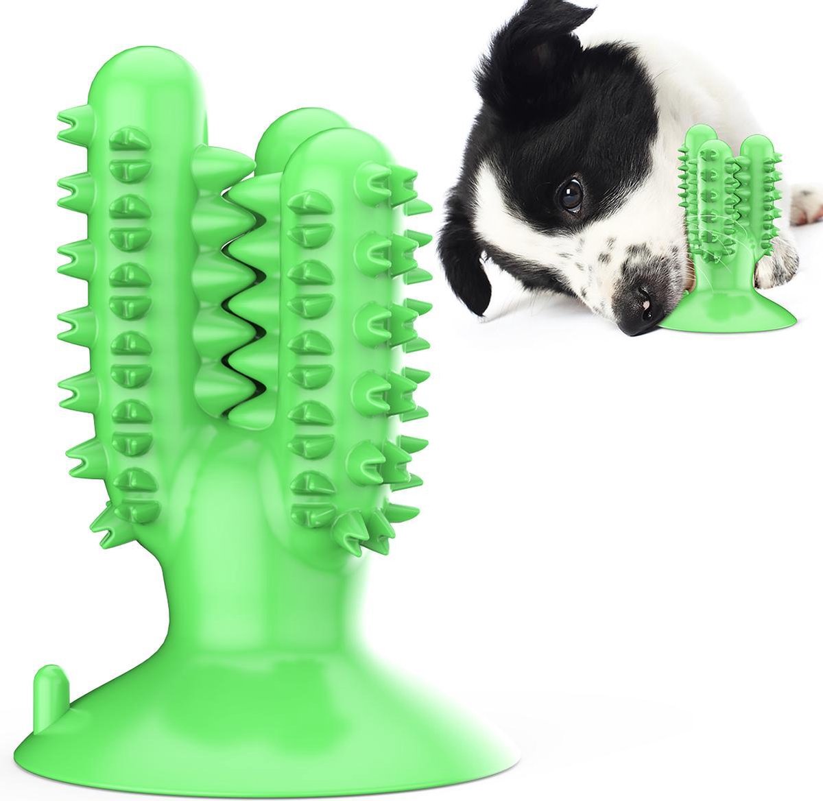 Tandenborstel voor honden - Kauwspeelgoed voor honden - Geschikt voor kleine en middelgrote honden- Tanden schoonmaken