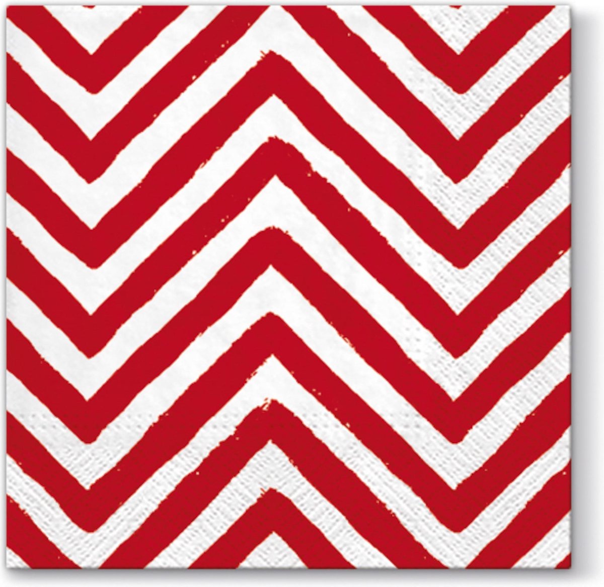 J-Line Servet Pak 20 Chevron Rood