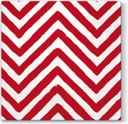 J-Line Servet Pak 20 Chevron Rood