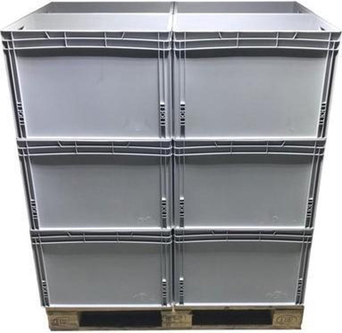 Plastic Krat 60x40x42 cm Eurobox Eurokrat Stapelkrat Stapelbox