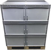 Plastic Krat 60x40x42 cm Eurobox Eurokrat Stapelkrat Stapelbox