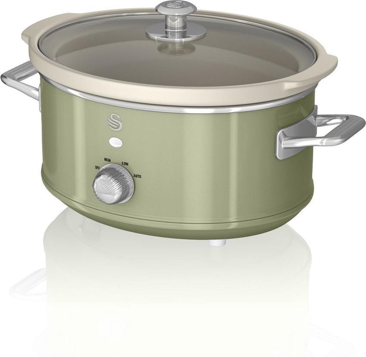 Swan Retro 3.5 L Slowcooker Groen