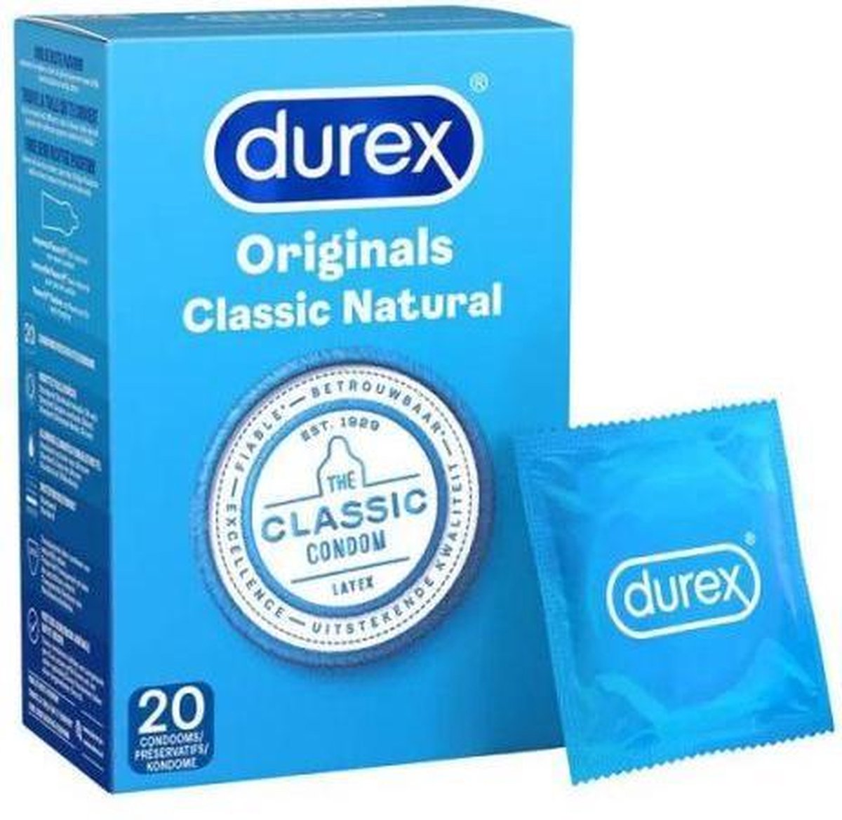 Durex Classic Natural 20st - Drogist - Condooms