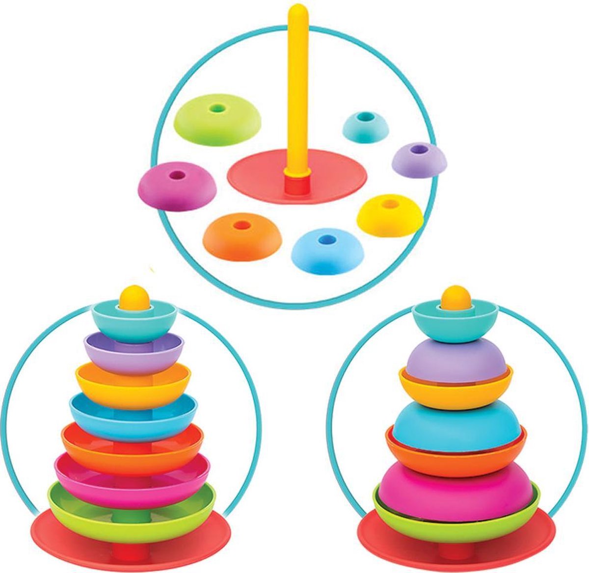 Stapelringen - Stapeltoren - Stapelbekers - Baby speelgoed
