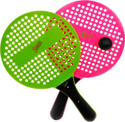 Scatch Beachballset 3-delig Roze/groen 38 Cm