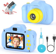 Digitale camera voor kinderen - 2 inch digitale scherm -  1080p HD-scherm - Inclusief gratis hoogwaardige 16 GB SD-kaart - leuk cadeau - speelgoed voor 3 tot 12 jaar oude jongens en meisjes - Kinder vlogger camera