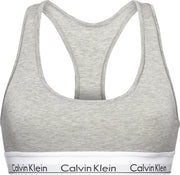 Calvin Klein dames Modern Cotton bralette top - ongevoerd - grijs -  Maat: L